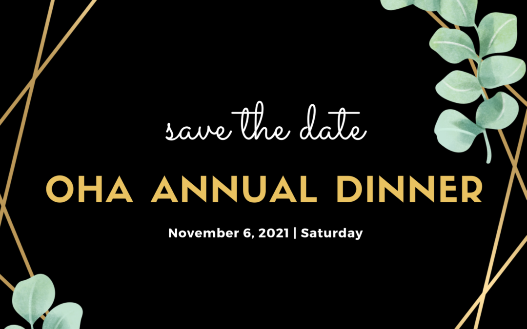Annual Dinner 2021 – Save the Date